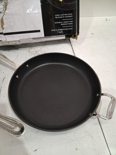 2PC ALL-CLAD HA1 NONSTICK FRY PAN SET - 10" / 12" - black/silver (MODEL: 11644912024) image 7