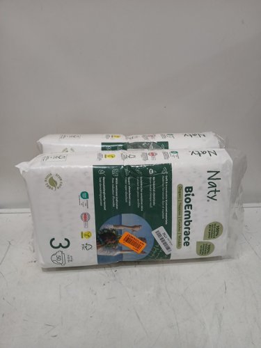 100pk ECO BY NATY 0% OIL vegan eco-friendly BABY DIAPERS - size 3 image 3