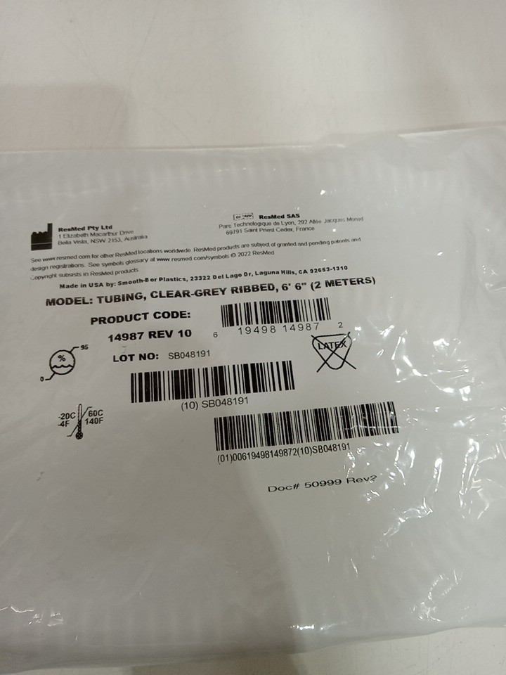 ResMed Standard CPAP Tubing - 6fT image 3