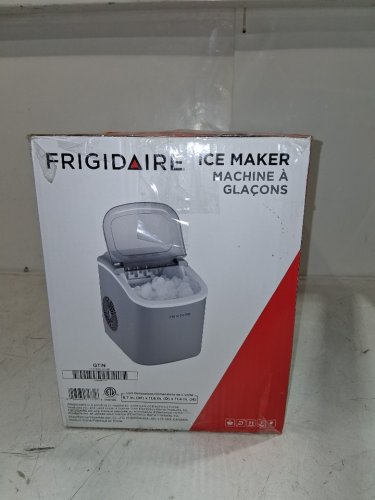 FRIGIDAIRE COMPACT COUNTERTOP ELECTRIC ICE MAKER - MAKES 26LBS OF ICE/DAY - SILVER (MODEL: EFIC189-B-SILVER) image 2