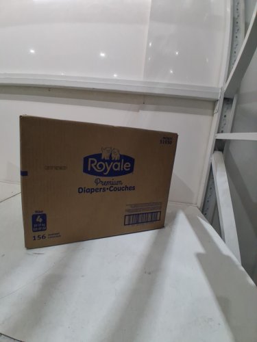 156PK Royale Premium Diapers - Size 4 (22-37LB) - White (MODEL: 51030) image 2