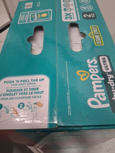 184PK PAMPERS BABY DRY ULTRA FRAGRANCE FREE 3X PROTECTION - SIZE 2 - SESAME STREET image 3