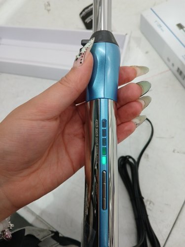 BABYLISSPRO titanium oval CURLING IRON - 1 /25" - blue (model:bnt0w125lc) image 4