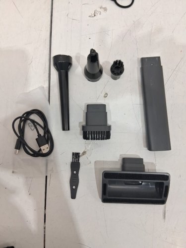 7PC Fanttik Slim 4-in-1 Car Vacuum & Air Duster - black/grey (model: 1825868) image 3