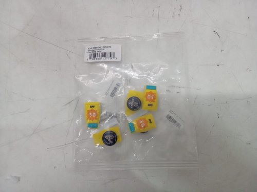 5pk sunscreen 'spf 50' croc jibbitz  - YELLOW image 2
