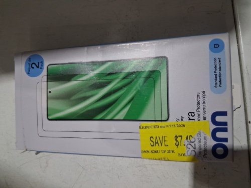 2PK onn. Standard Protection Tempered Glass Screen Protector for Samsung Galaxy S26 Ultra image 2