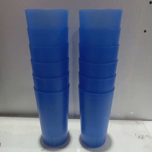 12pk Room Essentials Tall Tumbler -780ml each - Blue image 2