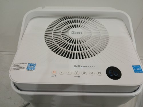 Midea cube smart wifi dehumidifier, compatible with alexa - 50 pint - 4,500 sq. ft - white (model: mad50s1qwt-A) image 5
