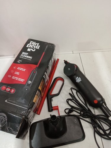DIRT DEVIL STEAM MOP Cleaner For Sealed Hard Floors - red/black - (model:WD20010) image 3