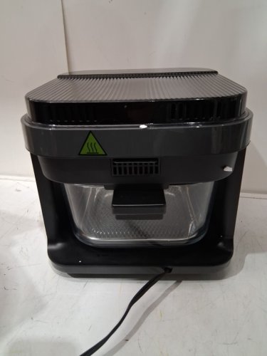 nutrichef 8-IN-1 glass air fryer with clear fry bowl for best cooking results - 5.8qt - BLACK/clear (MODEL: ncaf539tb) image 6