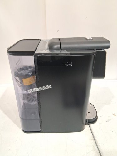 kidisle 3 in 1 single serve iced and hot coffee maker - 50oz reservoir - 5 cup sizes - 1150w - 120v - black (model: kc101b) image 6