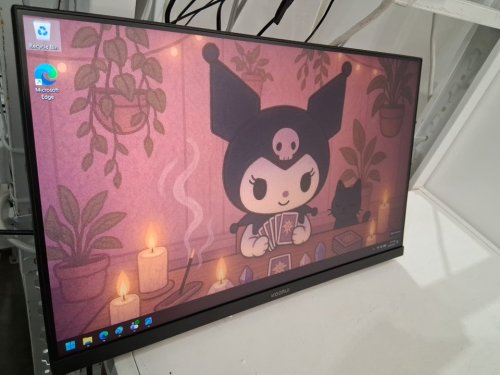 KOORUI Gaming Monitor - 24" - 1440P qhd display, 180Hz, 1ms, HDR400, 90% DCI-P3 Color Gamut, Adaptive Sync, Slim Frame, VESA Mountable, HDMI 2.0, DP 1.4 - black (model: mg24h3q) image 2