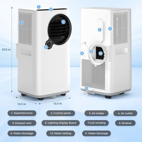 Portable Air Conditioner With App Control - 27.5" - 16,000BTU - 750Sq.FT - White image 3