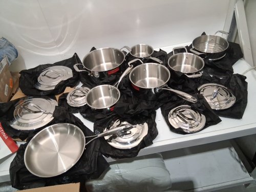 Lagostina Napoli Commercial Cookware Set - 13PC - stainless steel (model:  1153295) image 4
