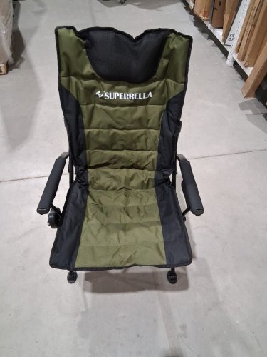 Supperella Movable Backrest Camping Chair Lawn- 9.8" x 9.1"-green image 3