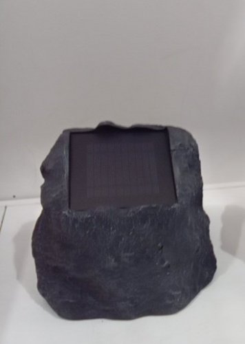 VICTROLA THE SOLAR ROCK OUTDOOR BLUETOOTH SPEAKERS - STONE GREY (MODEL: ITSBO-513PS5) image 4