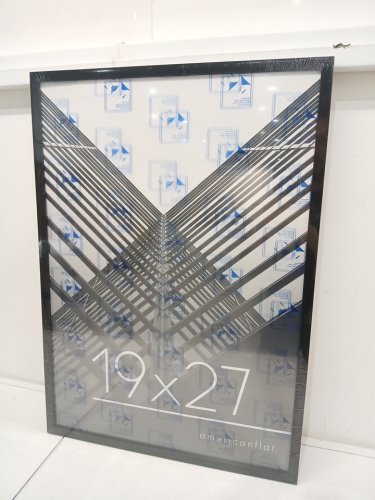 Americanflat Poster Frame with Polished Plexiglass  - 19" x 27" - Black image 3