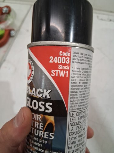 Dominion Sure Seal Fan spray tip Trim Black Semi Gloss Paint - 425G - black (model: 24003) image 2