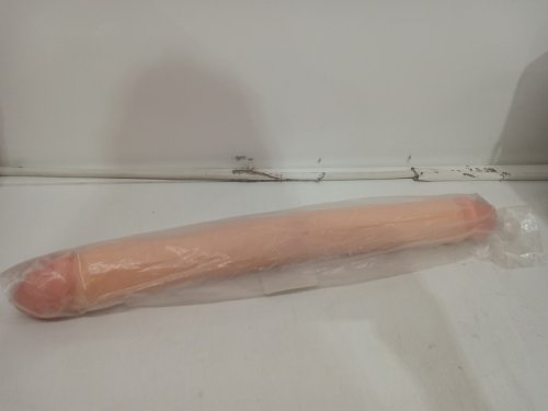 Realistic Silicone Flexible Double sided dildo - 18" image 2