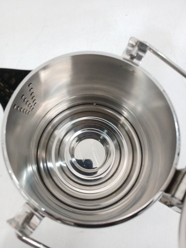 bps stainless steel outdoor campfire percolator - 9" - 14 cup - Silver image 5