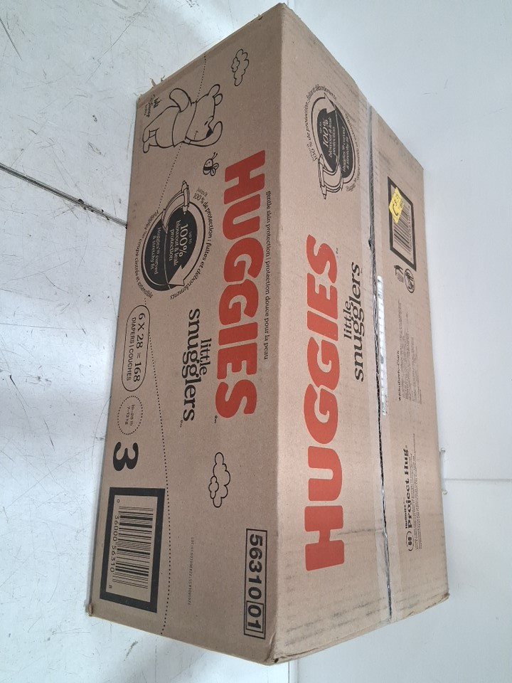 168pk Huggies Little Snugglers disposable Diapers - Size 3 (16-28lbs) - disney Winnie The Pooh (56310) image 2