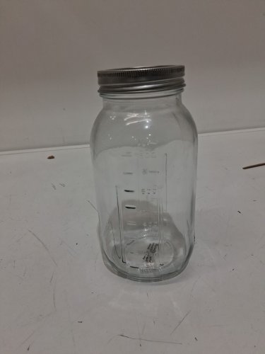 12pk Ball regular mouth mason jars with lids and bands - 31.6oz - clear (model: 2016885) image 3