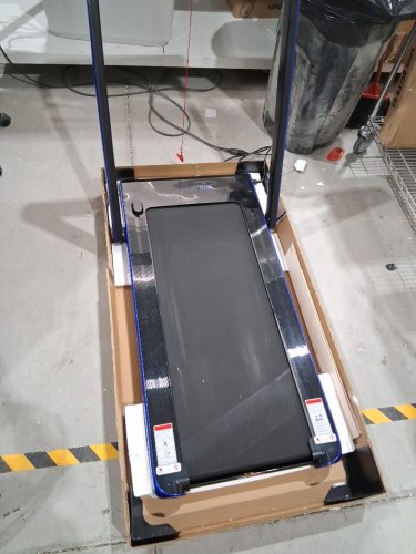 COSTWAY SUPERFIT FOLDING TREADMILL WITH REMOTE CONTROL - 7.5MPH TOP SPEED - 2.25HP - NAVY BLUE (MODEL:sp37592sh-ny) image 14
