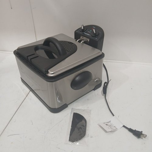 CHEFMAN JUMBO SIZE DEEP FRYER WITH TEMPERATURE CONTROL - 4.3L - STAINLESS STEEL/SILVER (MODEL: RJ07-45-SS-CA) image 3