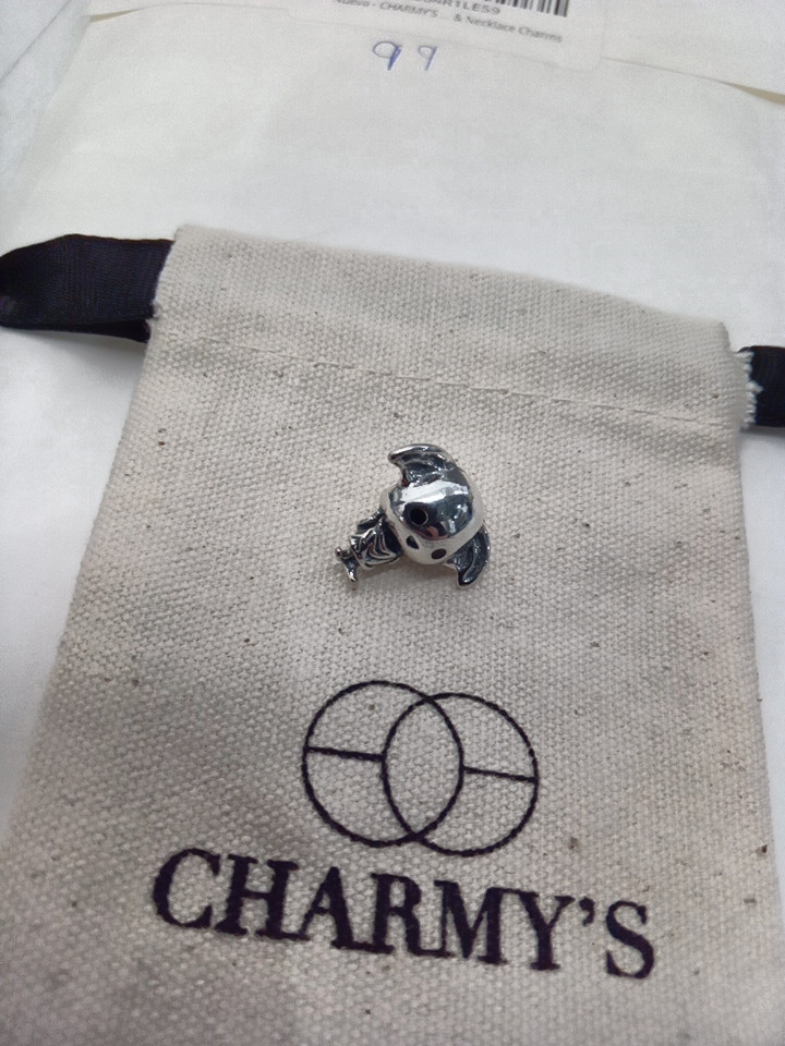 womens PANDORA X CHARMY DOBBY THE HOUSE ELF harry potter charm - 14mm - s925 sterling silver image 2