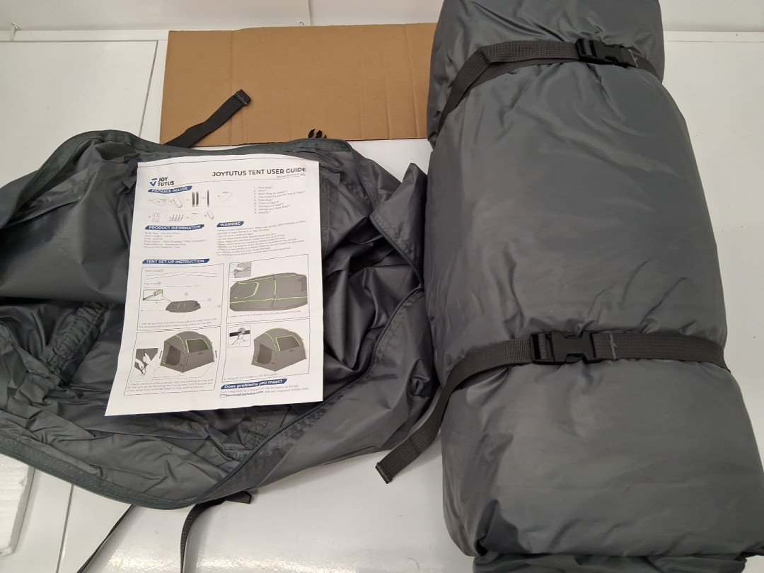 JOYTUTUS SUV Tent for Camping - Double Door Design - Waterproof - 6-8 Person - grey green - (model: H1201-01012-gr) image 5