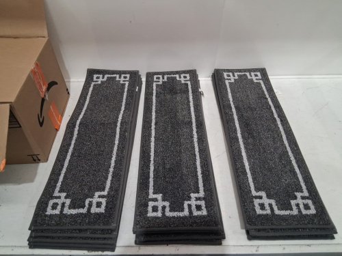 15Pk BEQHAUSE Stair Treads for Wooden Steps Non-Slip - 28" X 9" - BLACK image 3