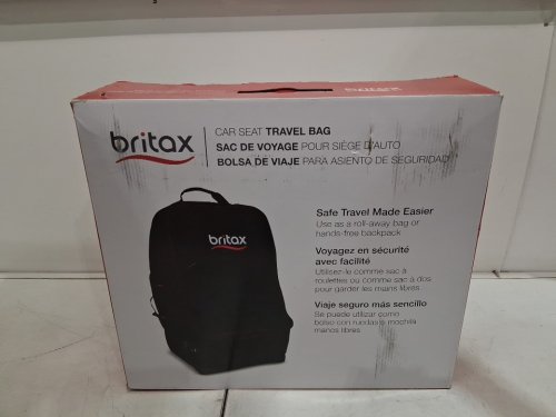 Britax Car Seat Travel Bag FOR INFANT SEAT OR STROLLER ACCESSORY - MAX 96LB - BLACK - (MODEL: S844700) image 2