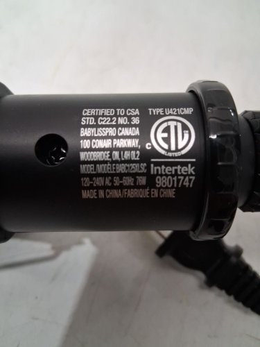 BABYLISSPRO CERAMIX XTREME CERAMIC EXTRA LONG CURLING IRON - 1 1/4" - BLACK (MODEL: BABC125XLSC) image 4