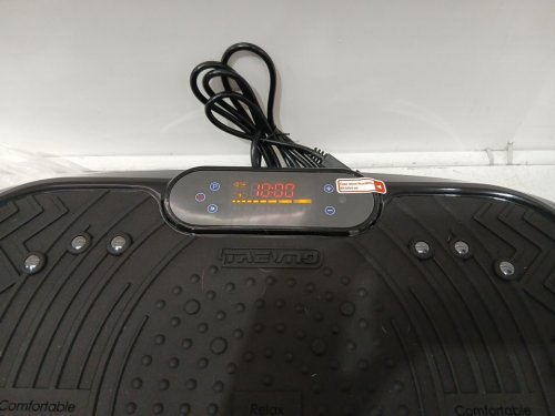 TAEVNO BLUETOOTH VIBRATION PLATE EXERCISE MACHINE WITH REMOTE - 450LBs CAP - BLACK image 6