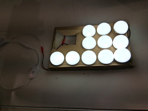 LED vanity mirror LIGHTS KIT - WHITE image 3