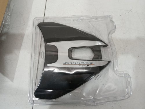 Stingray no drill Hydrofoils classic senior stabilizer fin - for outboard or outdrive motors - 40-300hp - black image 2