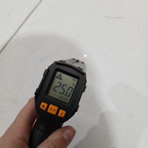 Infrared high precision temperature gun - -58°F to 1112°F - black/orange - (Model: HS560D) image 3