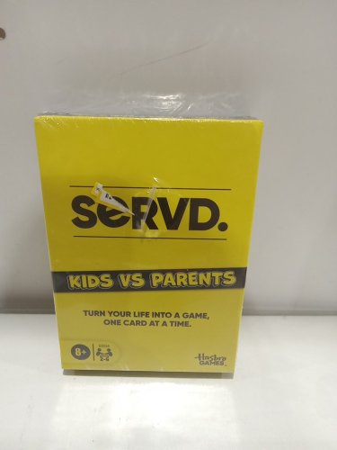 HASBRO GAMES SERVD. family fun card game - turn your life into a game, one card at a time - KIDS VS PARENTS - 8+ image 4