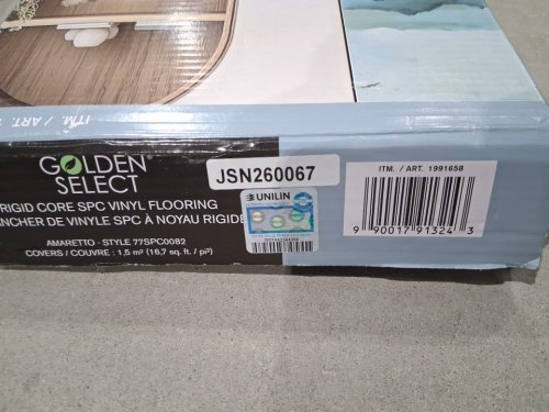 14PK Golden Select Amaretto Rigid Core Waterproof Vinyl Flooring - 33.4SQ.FT - 7.2" x 48" x 0.2" - golden-tan oak (Model: 1991658) image 4