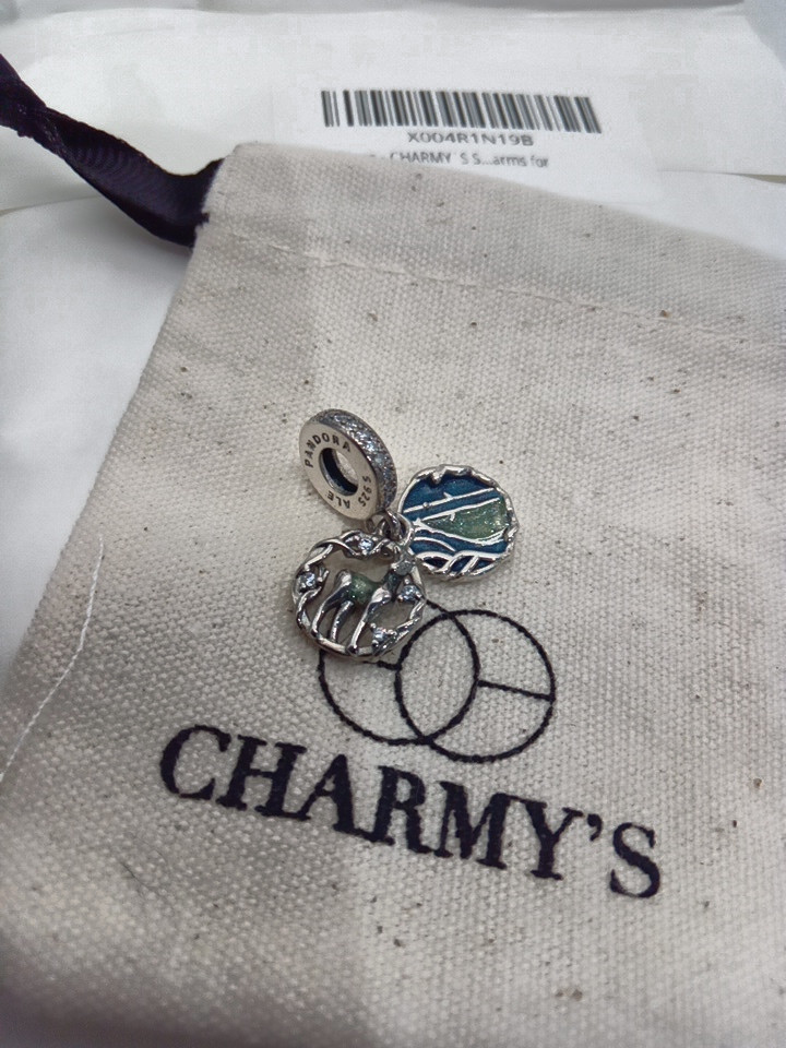 womens PANDORA X CHARMY SNAPE PATRONUS harry potter charm -  s925 sterling silver image 3