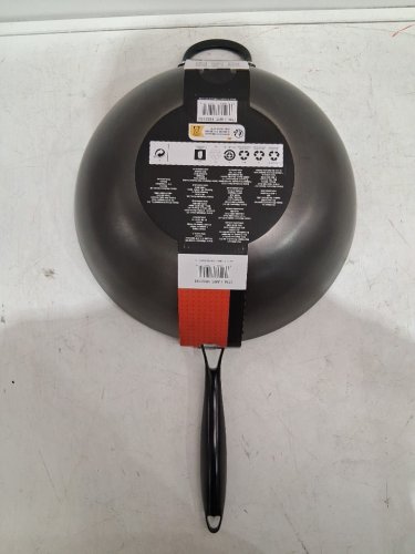 INFUSE OVEN-SAFE INDUCTION COMPATIBLE NITRO CAST IRON LITE WOK - 14" - BLACK (MODEL: 1832193) image 4