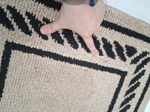 Nautica home rope border runner rug - 2ft x 6ft - Double Border (black)/Natural Twist(tan)  (Model: 1718190) image 7
