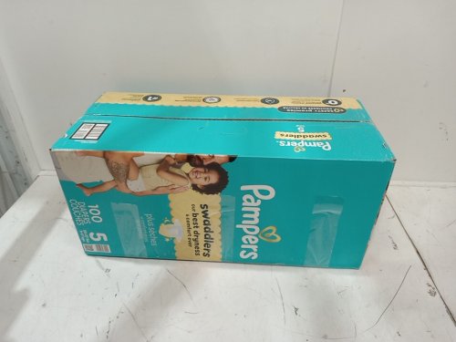 100PK PAMPERS SWADDLERS PULL-ON DIAPERS - SIZE 5 image 2