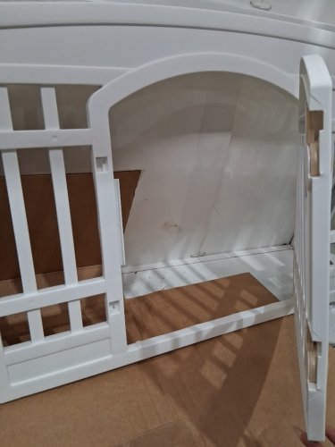 IRIS USA FOLDABLE 6-Panel Dog Playpen with Door - 24" - white (MODEL: CL-604E) image 4