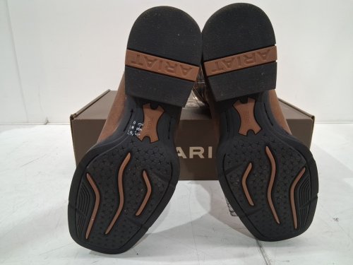 men's ariat Sport Rustler Western Boot - size 9.5 (extra wide) - Brute Brown/Tack Room Black (style: 10025127) image 3