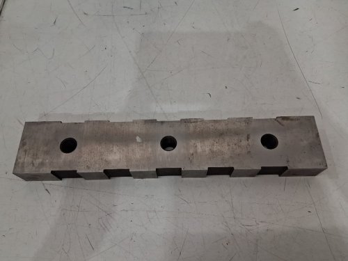 heavy duty industrial alligator shear blade for shearing machine - 12" x 2.25" - silver image 5