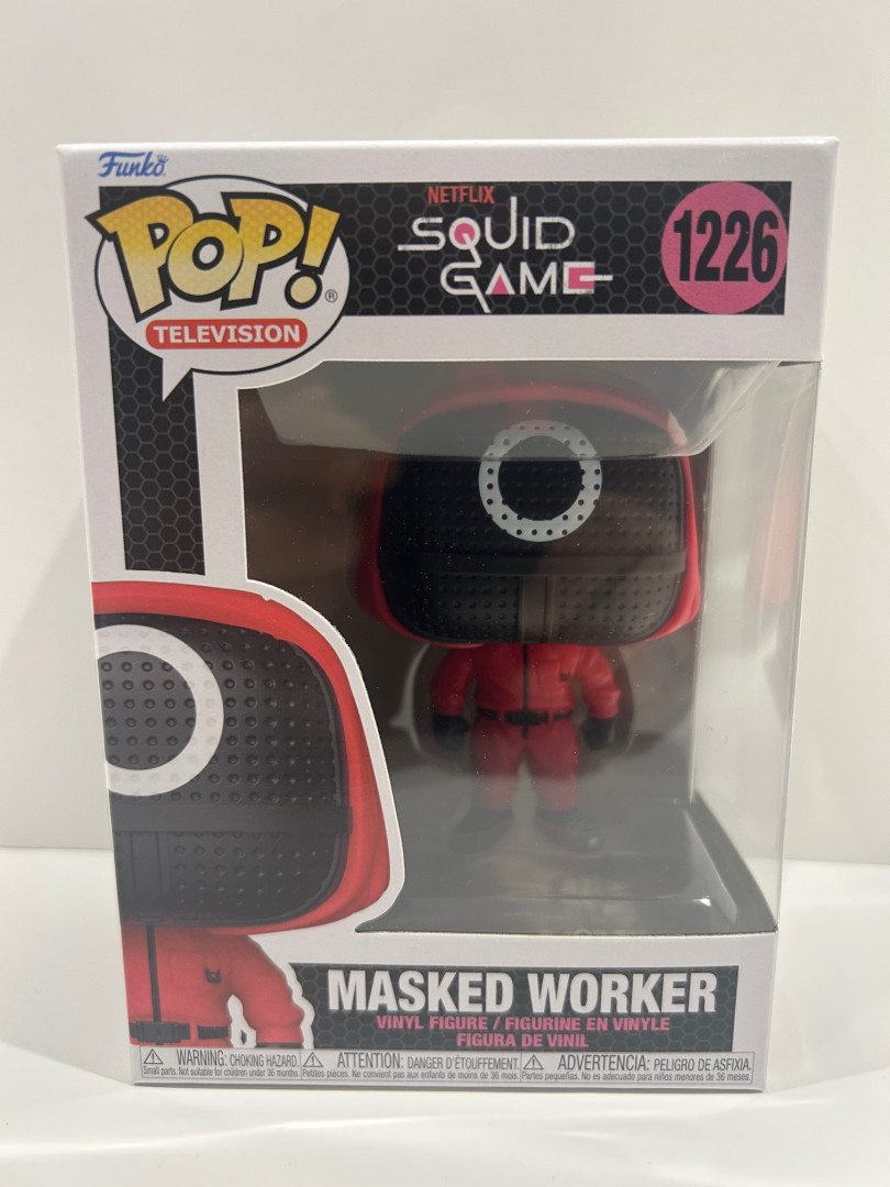 Funko pop! Television: squid game - masked worker vinyl figure (#1226) image 2
