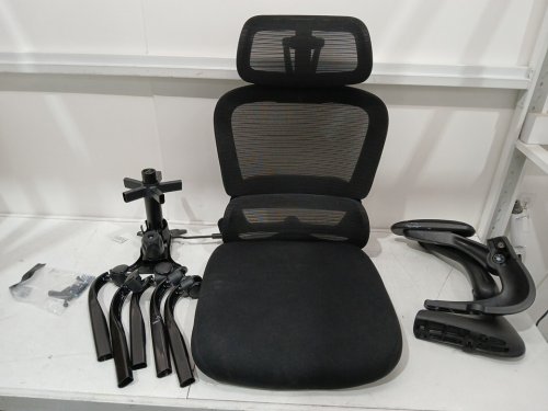 TRALT Ergonomic Office Chair with Adjustable Headrest Lumbar Support Computer Chair - 330lbs capacity - black (model:YX001-3) image 3