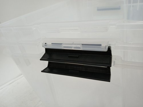 3pk Greenmade InstaView 45 Multi-Use Storage Bins - 45qt - clear (model: 1397108) image 5