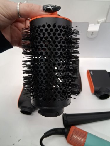 6PC DYSON AIRWRAP I.D CURLY + COILY MULTI STYLER AND HAIR DRYER WITH BLUETOOTH -CERAMIC PATINA/TOPAZ ( MODEL: HS08) image 5